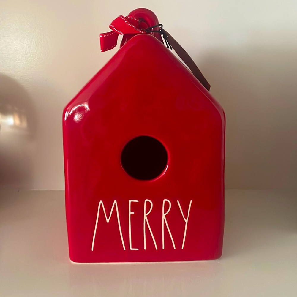 Rae Dunn Birdhous Merry